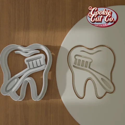 Tooth With Brush