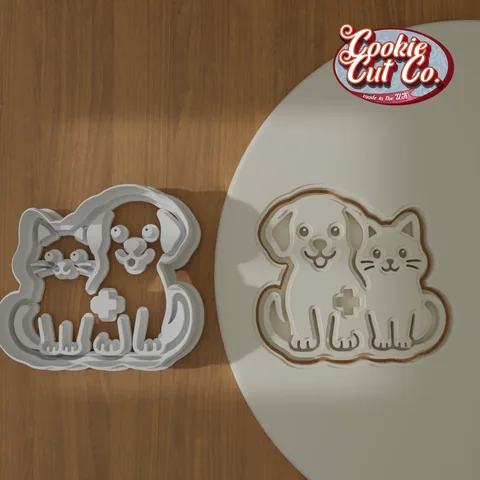 Happy Dog And Cat