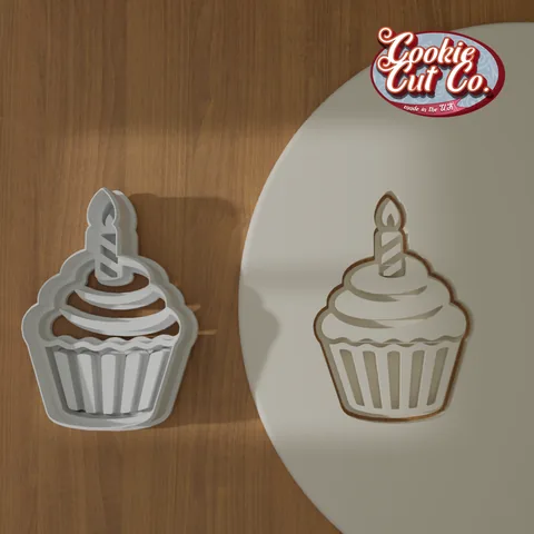 Birthday Cupcake With Candle