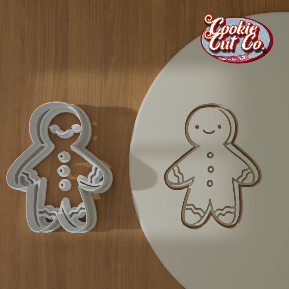 3D Gingerbread Man