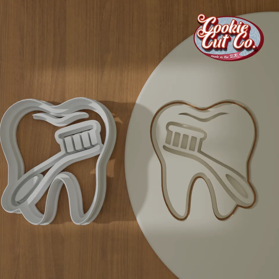 Tooth With Brush