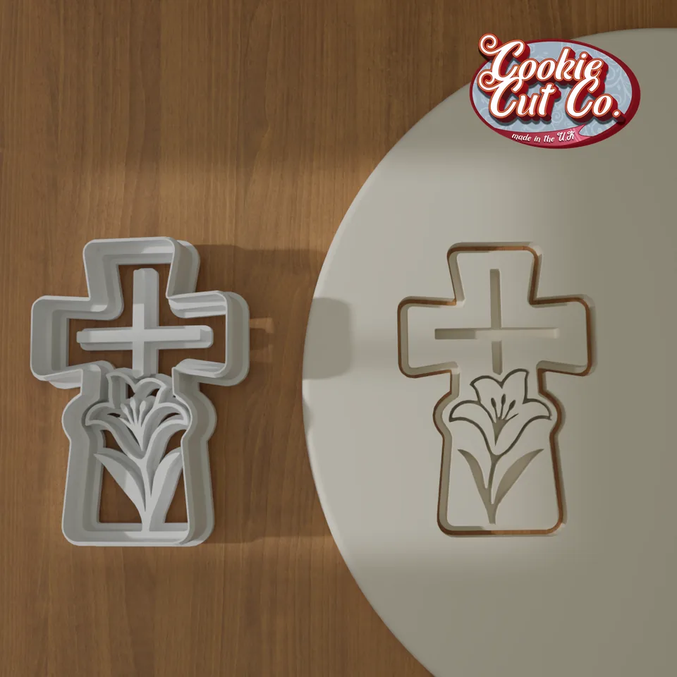 Cross With Flower